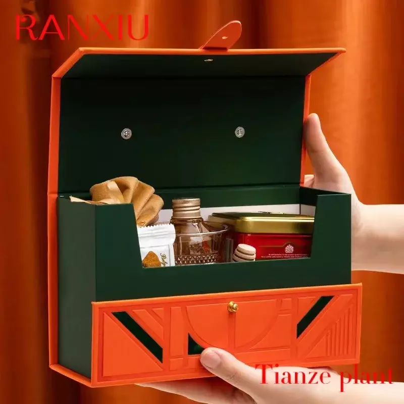 Caja de regalo impresa personalizada, caja rígida de cartón, caja magnética, embalaje, cajas de regalo plegables con tapa magnética