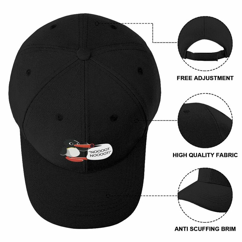 Gorra de béisbol de pingüino Noot, gorro personalizado de lujo, sombrero de playa para hombres y mujeres