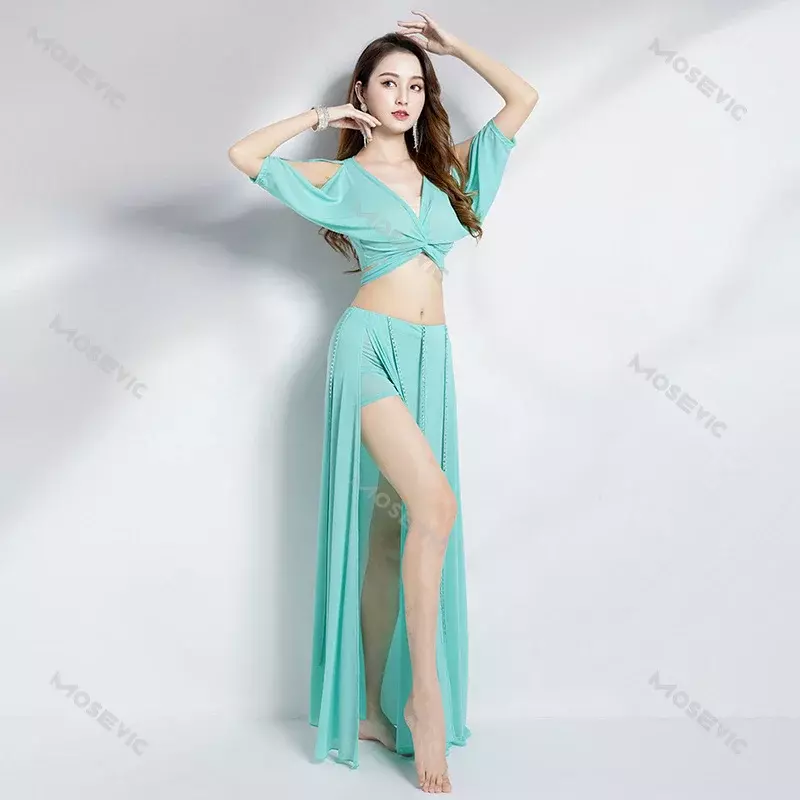 Dance Costume New sexy belly dance training suit for beginners Oriental dance performance Costume for women