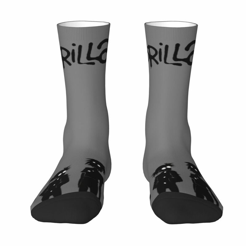 Cool Music Band Gorillaz Skateboard Men Women Socks,fashion Beautiful printing Suitable for all seasons Dressing Gifts