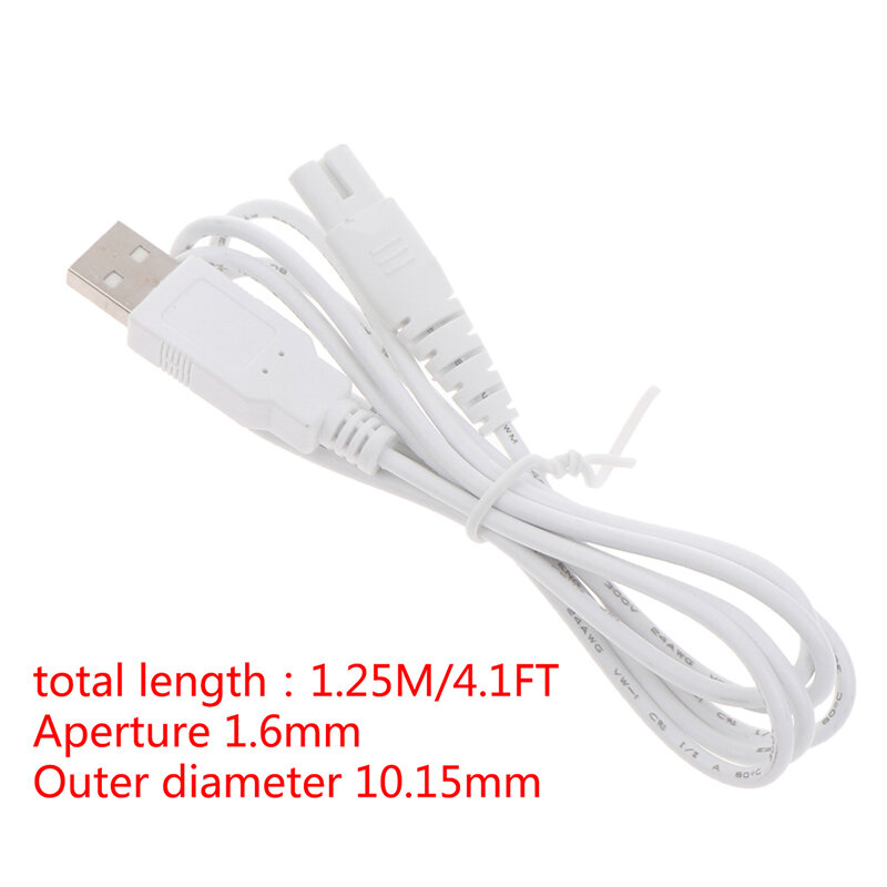 New 1 Pcs White USB Cable Charging Line Suit for HF-5 HF-9 HF-6 Oral Irrigator Teeth Water Flosser Accessory