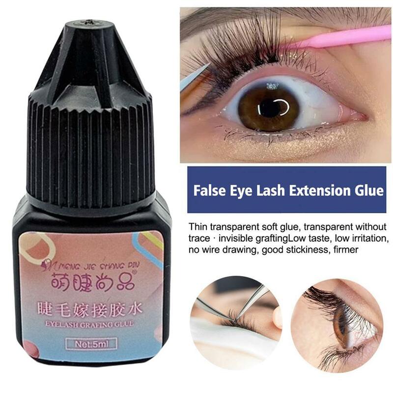 5ML Lashes Bonding Black Glue Individual No Allergy Glue Lasting False Eyelashes Long Adhesive Dry Eyelash Fast Extensions F3J6