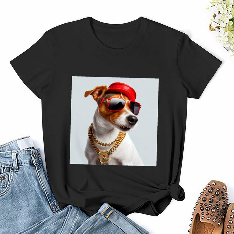 Jack Russell Terrier in Terrier Terrier Everywhere T-shirt graphics female Top Women