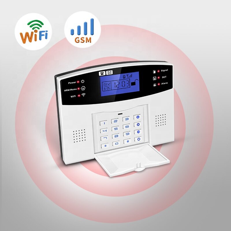 Охранная сигнализация для дома, беспроводная Проводная система охранной сигнализации с поддержкой Wi-Fi и GSM