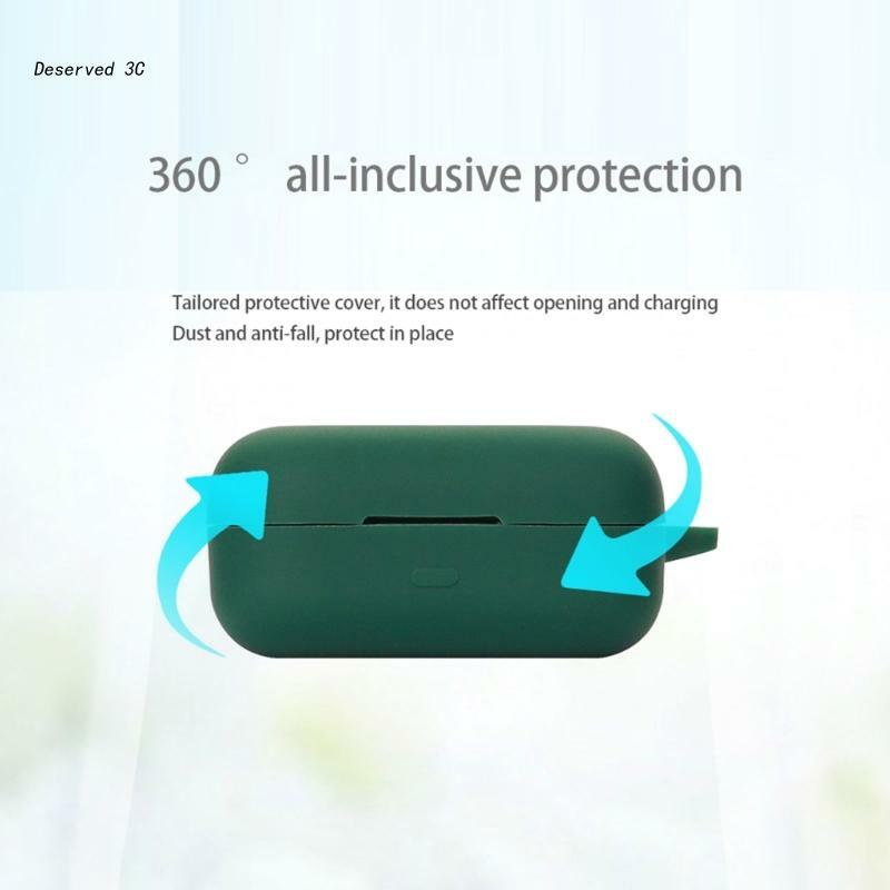 Compatible for realme Buds Air 3S Shockproof Wireless Earphone Sleeve Impact-resistant Housing Antidust Washable Silicone Cover