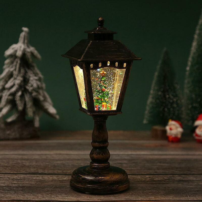 산타 랜턴 크리스마스 걸이식 장식품, 인기있는 야간 조명, 크리스마스 장식, 절묘한 크리스마스 선물