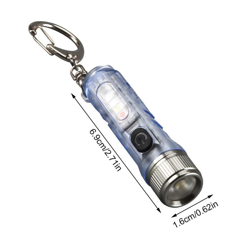 Keychain Flashlights Flash Lights With Type-c Fast Charging Port Mini Flashlight With Type-c Fast Charging Port For Outdoor