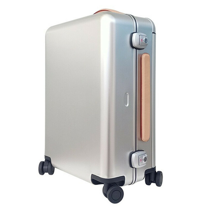 20 Cal biznesowa na kółkach przypadku dezynfekcji UV walizka aluminiowa stop magnezu pudełko na podróż szeroki dyszla torba na pokład TSA blokada 4