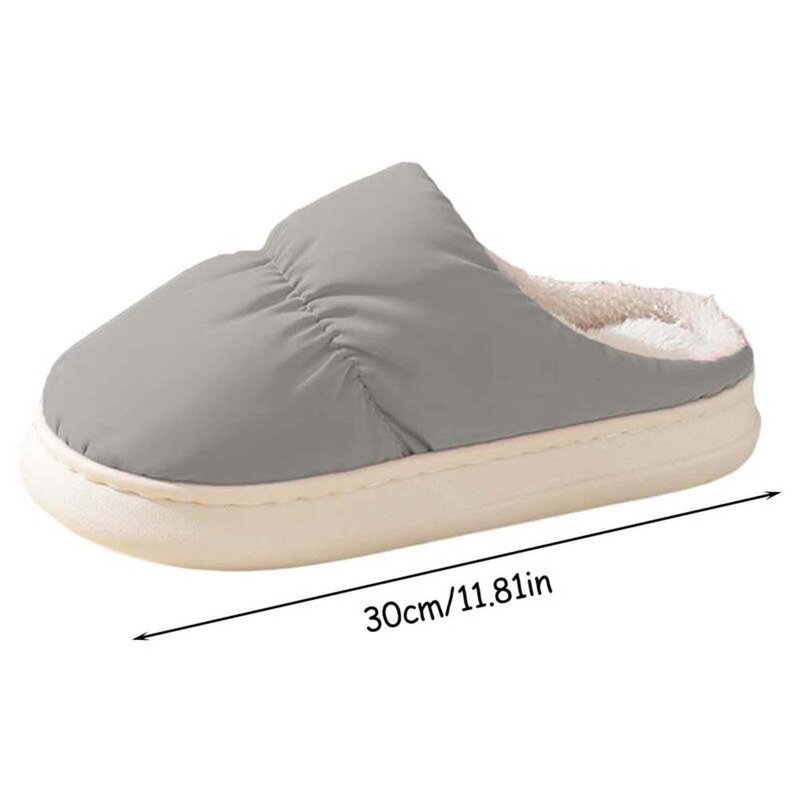 Sandal hangat tahan lama dan nyaman, sandal selop hangat dengan kaki USB, sepatu bot hangat sol lembut, sandal rumah tangga