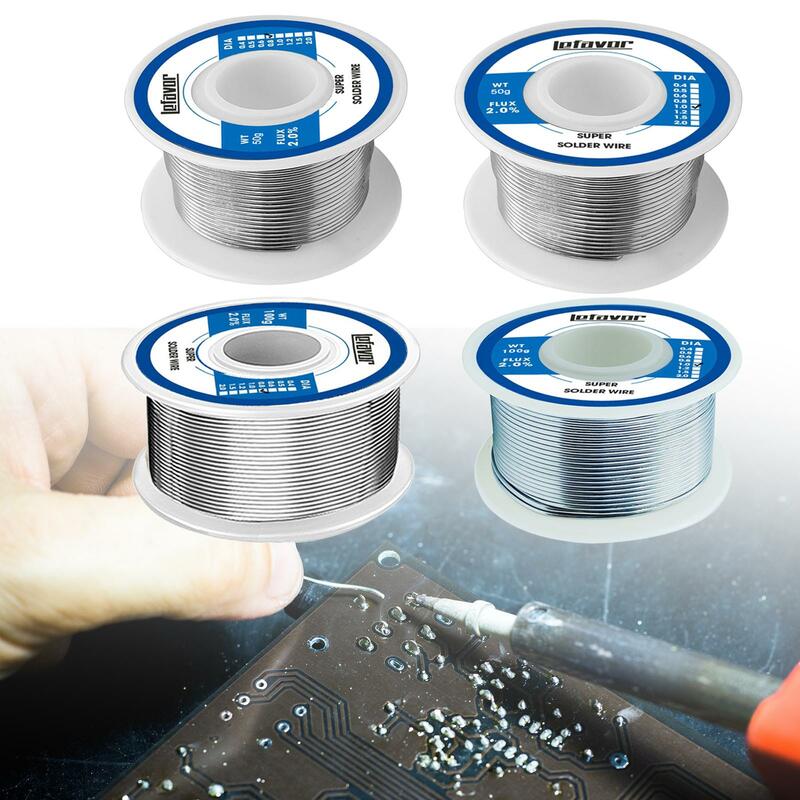 Solder Wire Portable Soldering Tool Easy to Use Multiuse High Purity for Radio Electrical Soldering Circuit Boards TV Computers