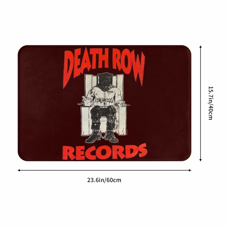 Death Row Records comemora capacho, tapete cozinha, tapete ao ar livre, decoração Home