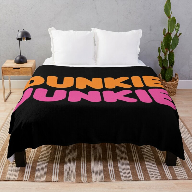 Dunkie Junkie Throw Blanket Soft Bed Blankets