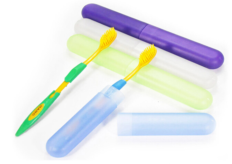 Toothbrush proteção caso, 1 parte, portátil, viagens, caminhadas, camping, tampa do tubo