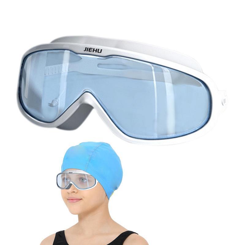 Occhialini da nuoto a protezione totale occhialini da nuoto protezione per gli occhi ad alta definizione per uomo adulto indossa occhialini da nuoto regolabili