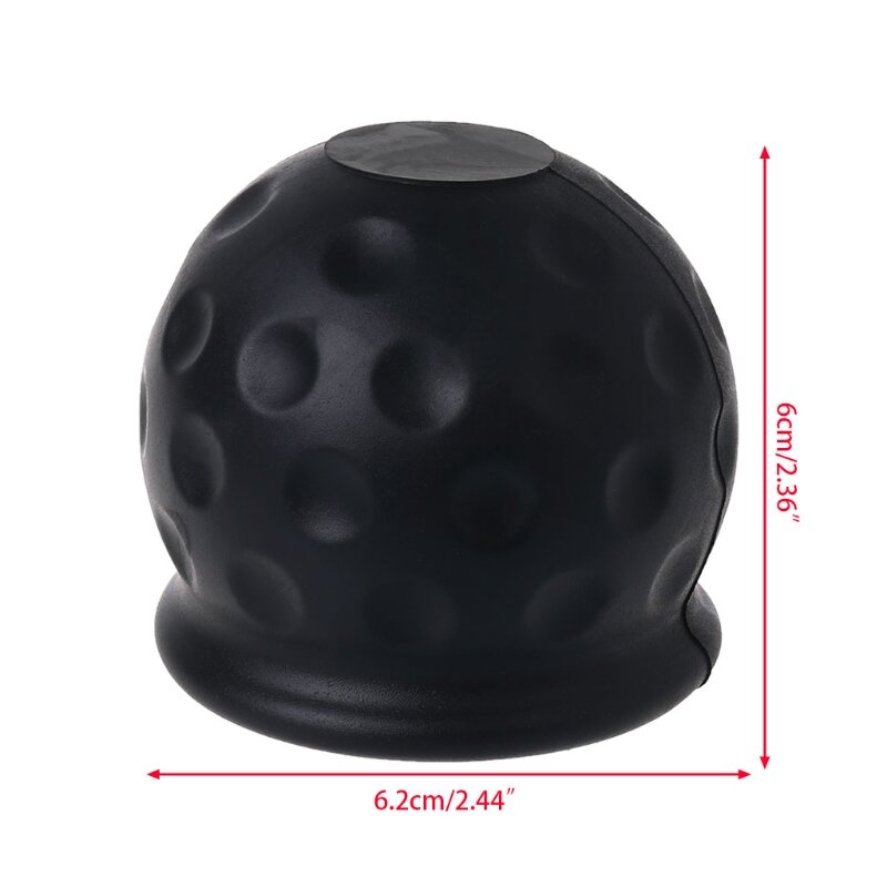50mm barra reboque bola capa tampa da bola reboque tampa da barra reboque engate reboque protetor bola reboque do