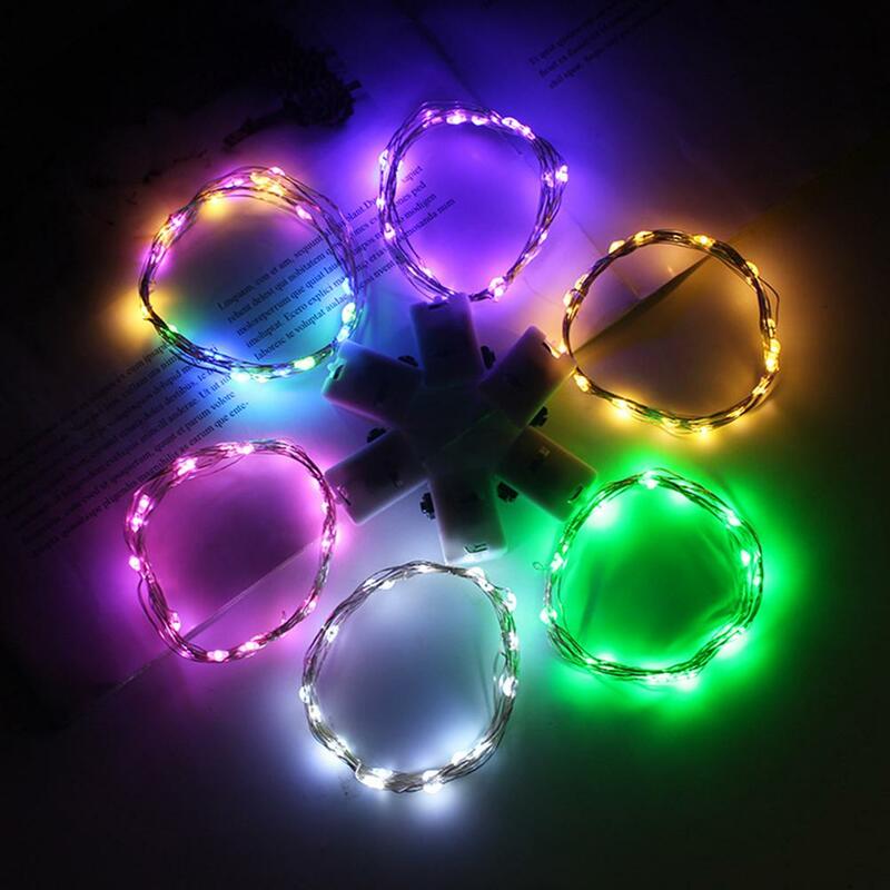 Guirnalda de luces LED de 3 modos, luces de hadas flexibles impermeables para sala de estar, dormitorio, hogar, decoración de jardín de Navidad