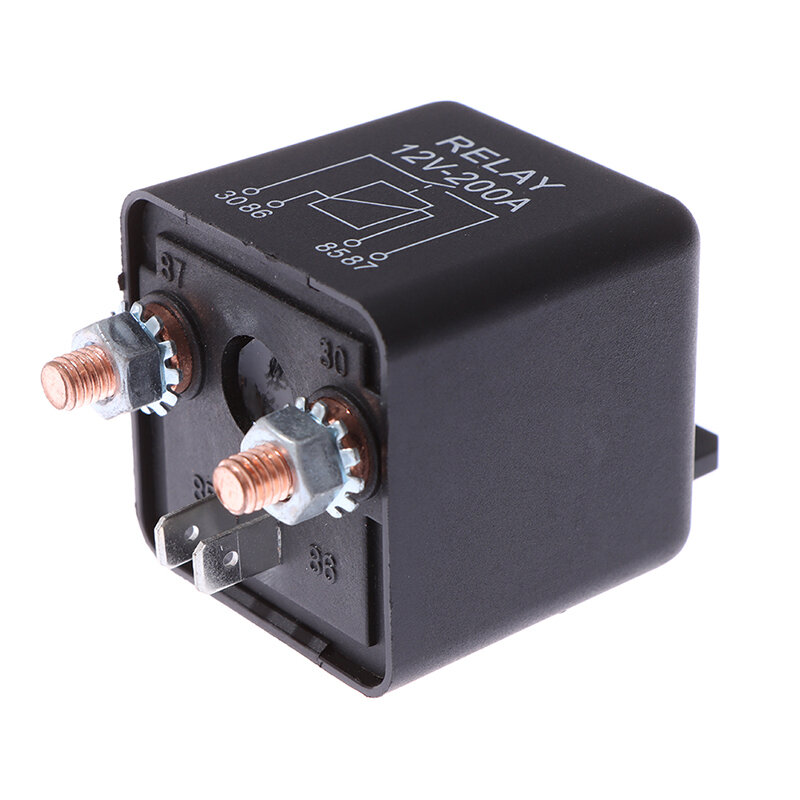 12V 200 Amp Heavy Duty Split Charge/Winch Relay for Car Van Boat 4 Pin