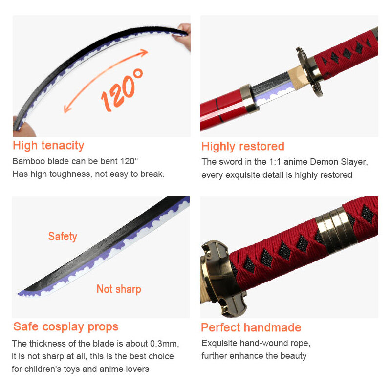 Тройная игрушка для косплея ророноа Зоро Катана персонажи аниме меч катана Бесплатный Пояс и держатель меча
