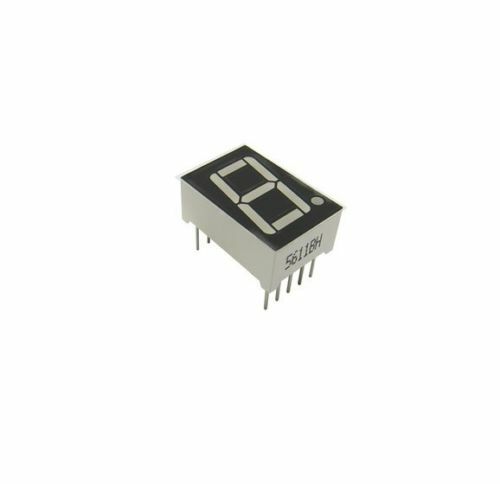 10PCS 0.56 inch 1 digit Red Led display 7 segment Common Anode NEW