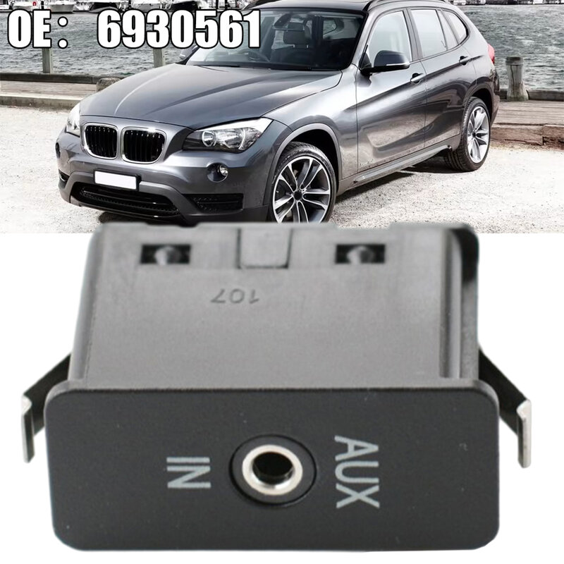 Enchufes de Audio Aux In para BMW, accesorios de vehículo, piezas de Reacondicionamiento para coche doméstico, serie 1, 3, 5, 6, 7, X3, X5, E60, E61, E81, E87, E90