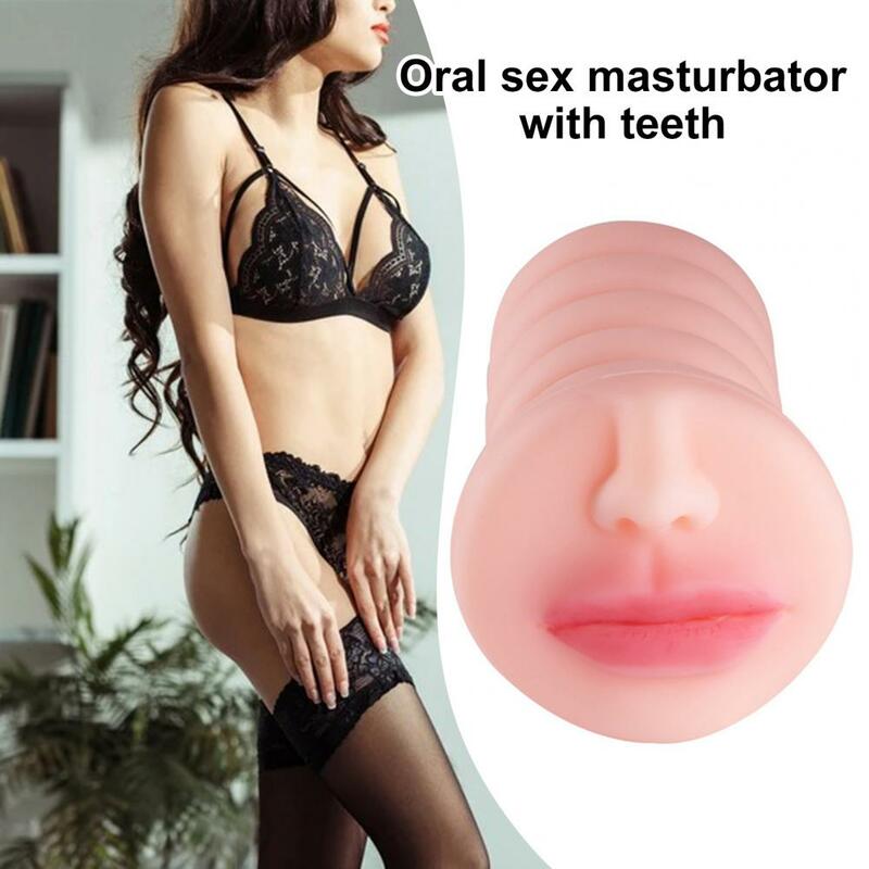 Muñeca Sexual cómoda para hombres, con dientes, culo y Coño, Copa elástica, fácil de limpiar