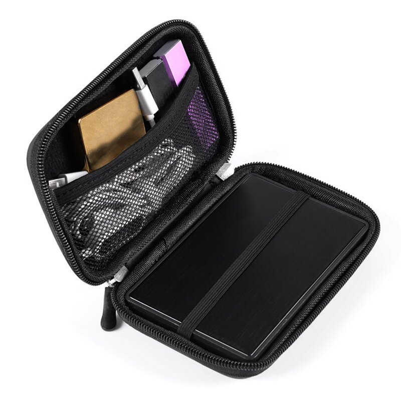 다기능 디지털 보관함 PHC-25, 2.5 인치 하드 디스크 드라이브 보호 운반 SD 케이스, 휴대용 HDD 가방 케이스