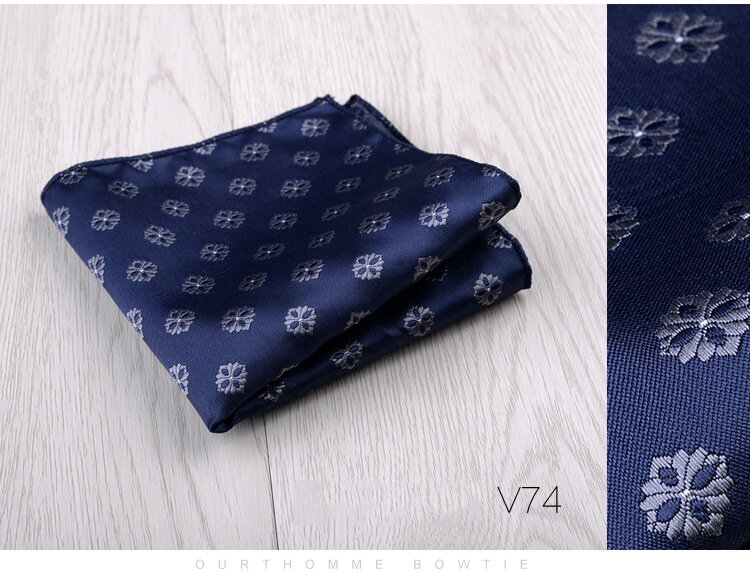 Fashion Print Dot Pockets Square 22cm*22cm High Quality Handkerchiefs for Man Party Business Office Wedding Gift Accessories