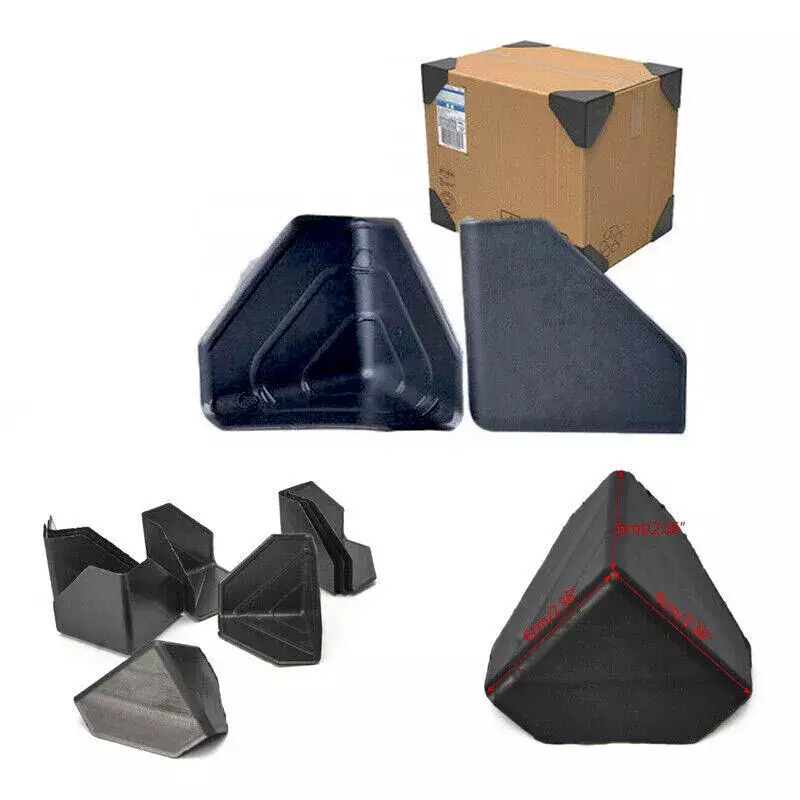 Plastic Carton Corner Protector, Anti-Collision Table Corner Protection, Mobiliário Transporte, 16Pcs
