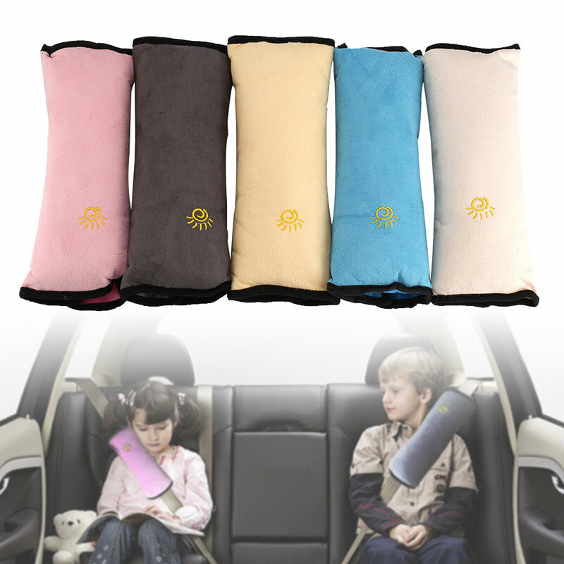 아기 베개 자동차 안전 벨트 및 좌석 수면 포지셔너 보호 어깨 패드 어린이를위한 차량 좌석 쿠션 조정 아기 Playpens