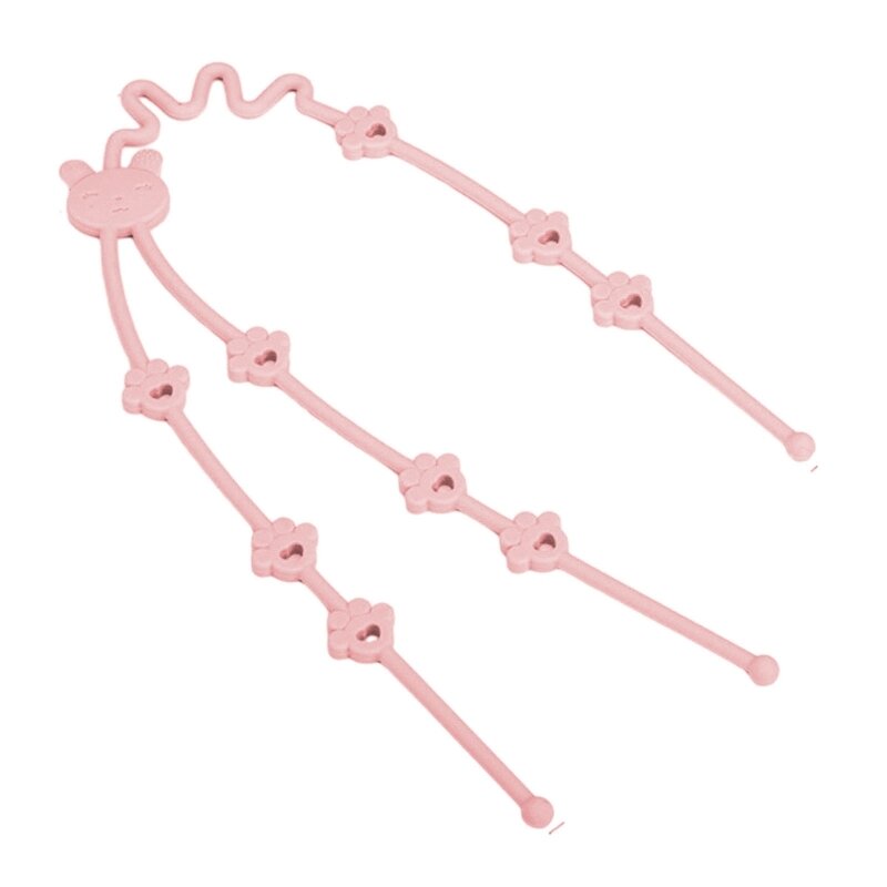 Schnullerketten-Anti-Drop-Seil-Beißungsclips für Mädchen-Jungen-Schnullerkette