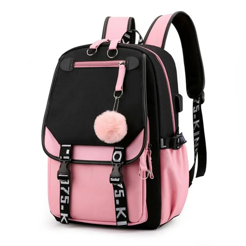 Impermeável grande lona estudante livro saco, bonito saco de viagem, sacos escolares para menina, Ins moda coreana, novo