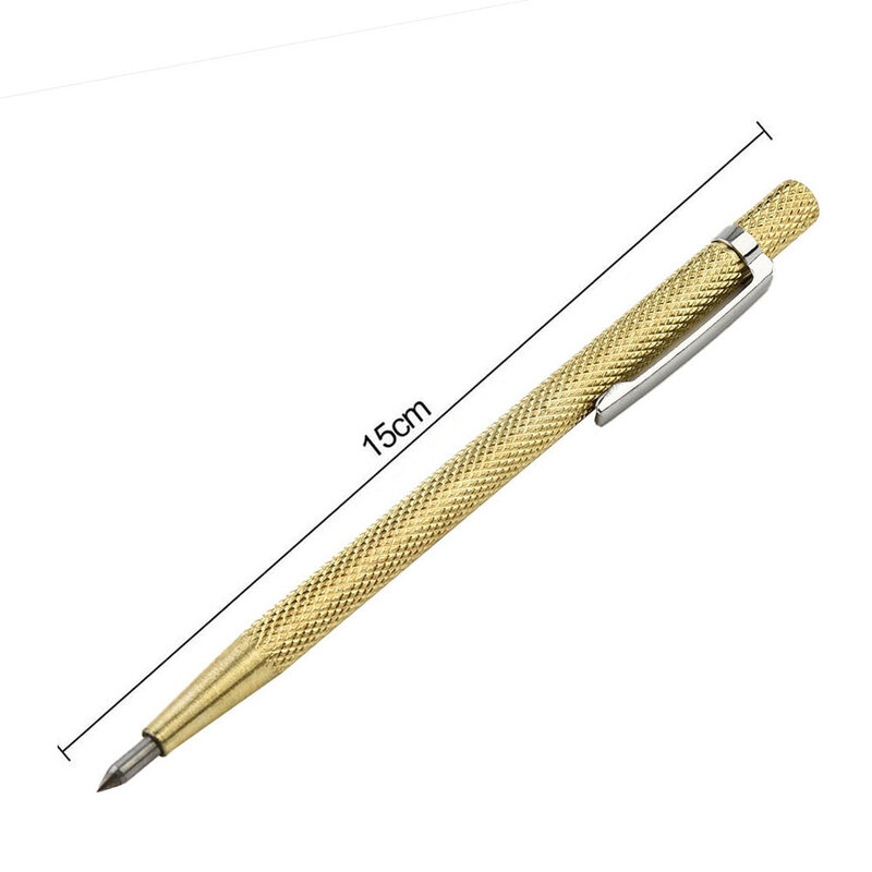 Tungsten Carbide Tip Scribe Pen Carbide Scriber Pen Metal Wood Glass Tile Cutting Marker Pencil Metalworking Woodworking Tool