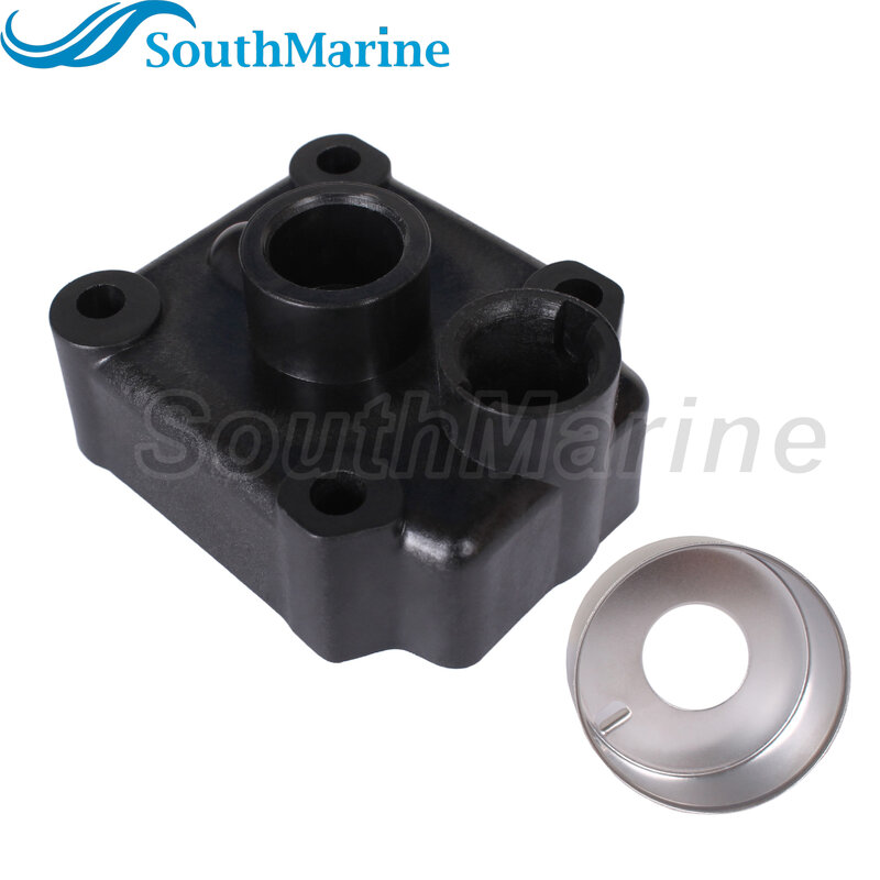 Boat Engine 348-65016-0 348-65016-1 348650161/0 Water Pump Case Housing w/Liner 348-65011-0 for Tohatsu Nissan 25HP 30HP 40HP