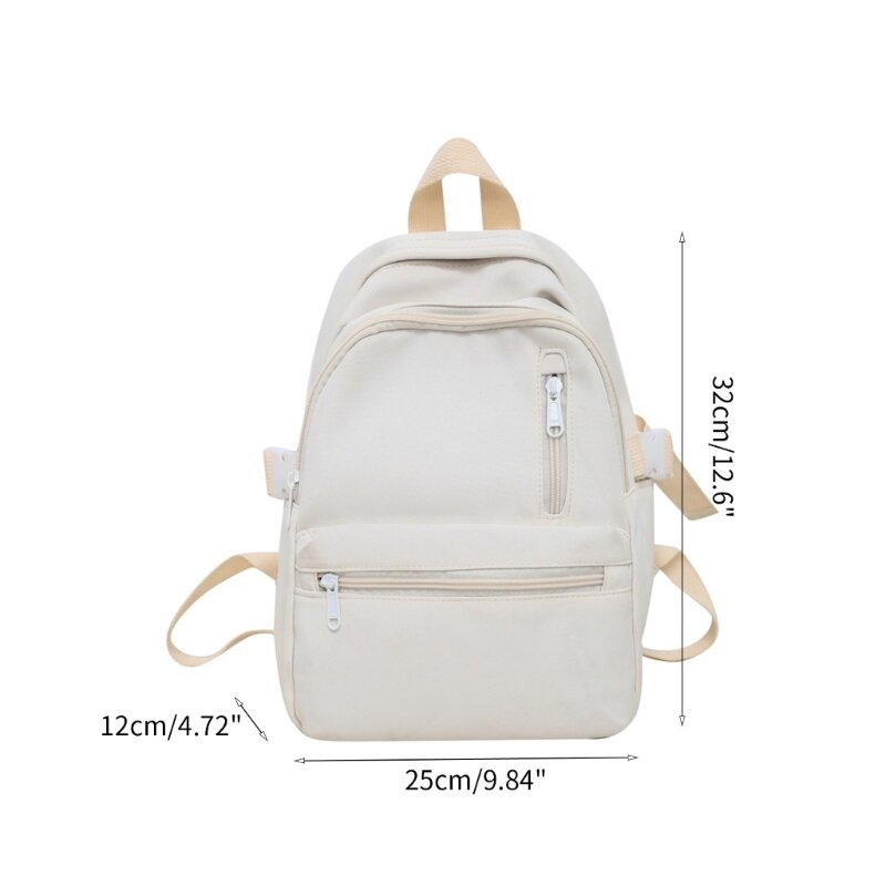 Модный школьный рюкзак, однотонные сумки для книг, рюкзаки для ноутбука, школьная сумка, идеально подходит для студентов, ежедневных поездок и путешествий