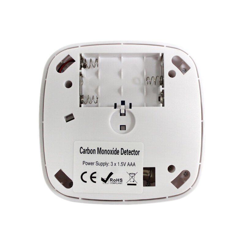 โรงแรม Monoxide คาร์บอนเครื่องตรวจจับจอแสดงผล LCD CO เซ็นเซอร์เสียง Alarm Co สำหรับ Home Security