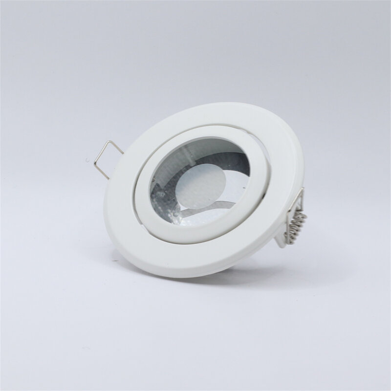 Okrągłe wpuszczone mocowanie oprawa sufitowa oprawki ze stopu cynkowo MR16 GU10 wymienny uchwyt lampy