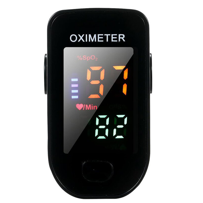 Oximeter Kỹ Thuật Số Ngón Tay Pulse Oximeter LED Màn Hình Ngón Tay Kẹp SPO2 PR Đo Nhịp Tim Độ Bão Hòa Ôxy Máu Màn Hình