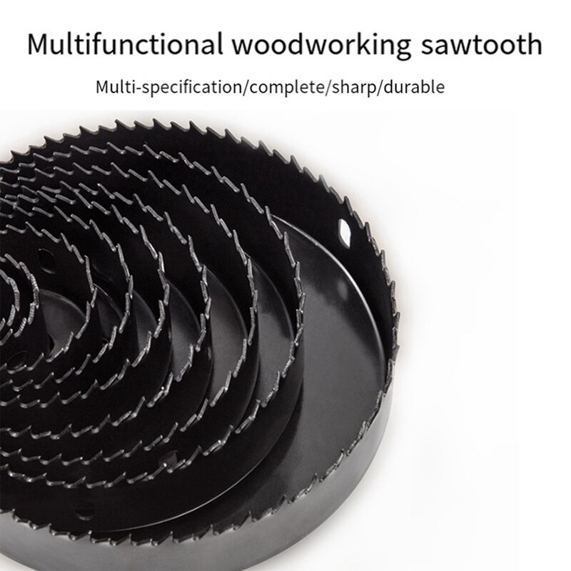 11Pcs Set di apertura del foro per la lavorazione del legno legno gesso PVC plastica punta di perforazione circolare LDE Downlight strumenti di perforazione Daquan facile da usare