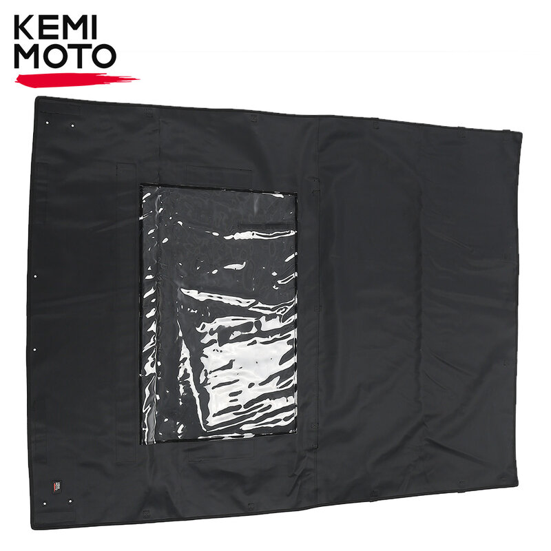 KEMIMOTO UTV-Pare-soleil en PVC, toit en toile souple, degré d'eau, pour Can Am Defender Max HD 7/8/9/10 DSP XT XMR 2017 +