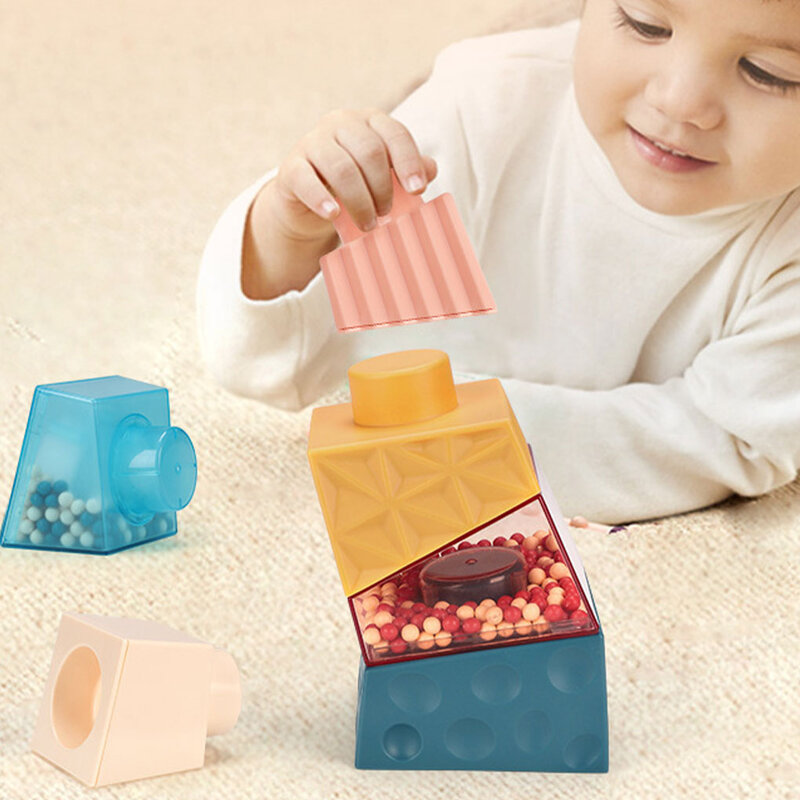 Poprawa pamięci i umiejętności poznawcze za pomocą układania zabawek dla niemowląt Zabawki edukacyjne Trening mózgu ABS