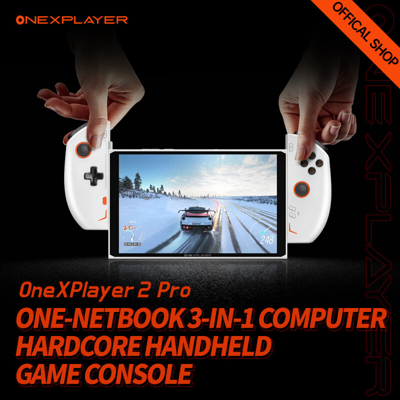 Onexplayer คอนโซลเกม2 Pro AMD Ryzen 7 7840U แล็ปท็อปแท็บเล็ต3 in 1 PC คอนโซลเกม Windows11มือถือ WiFi คอมพิวเตอร์6E
