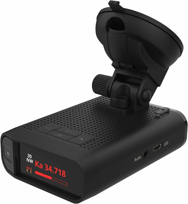 Radenso DS1 Extreme Range wykrywacz radarów-mocowanie magnetyczne, Bluetooth, kolorowy wyświetlacz OLED, mniej fałszywych alertów, automatyczne blokady GPS