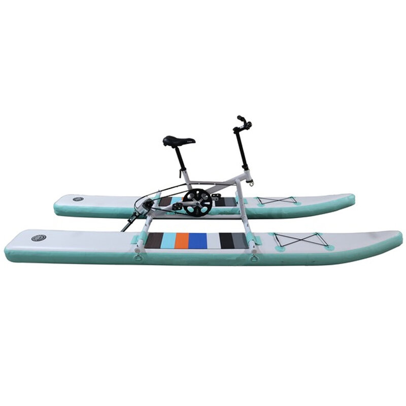 Funworldsport, новое оборудование для водных игр, надувной водный велосипед, понтон, озеро, море, надувная доска с велосипедом