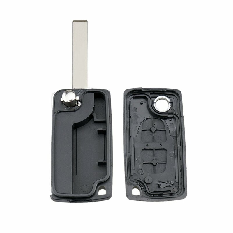 Flip Folding Car Key Shell For Peugeot 206 407 307 607 For Citroen C2 C3 C4 C5 C6 berlingo Remote key Case 2/3 Buttons