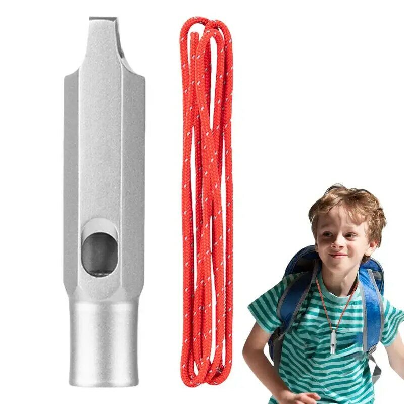 Loud Whistle Urgent Rescue Whistle Survival Whistle Survival Gear Ultralight Loud Whistle Hiking Whistle With Lanyard Safety