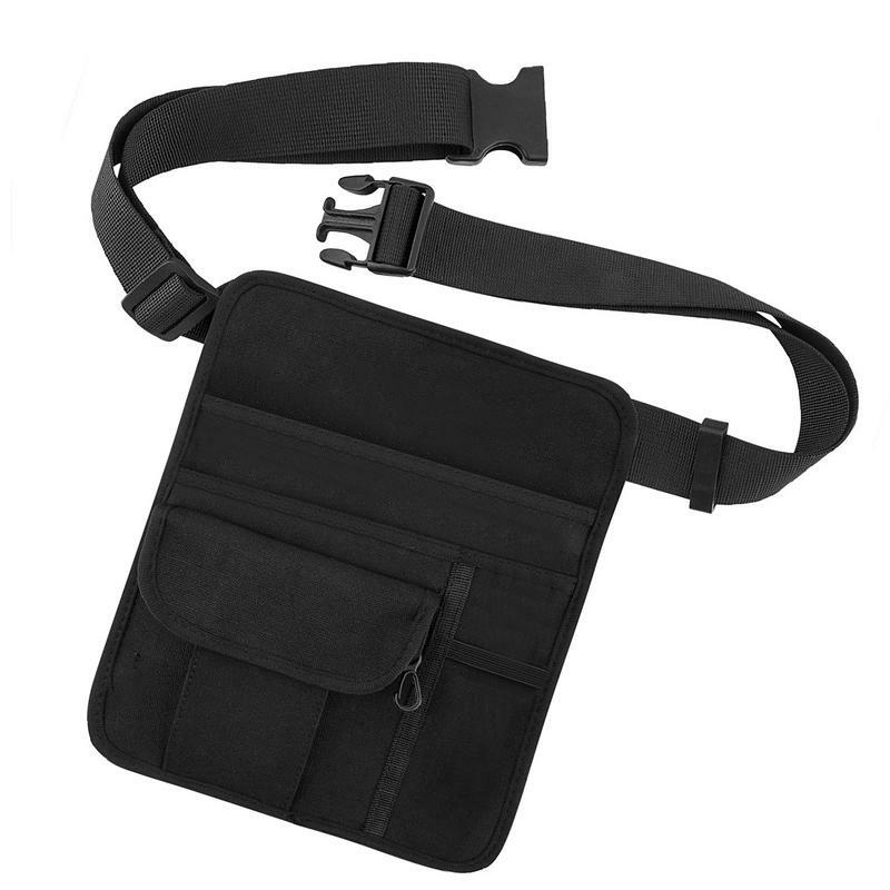 WaClaMoney-Sac de poche avec sangle de taille, tablier de restaurant, sac de poudre d'argent avec ceinture réglable, sac de rangement d'évaluation