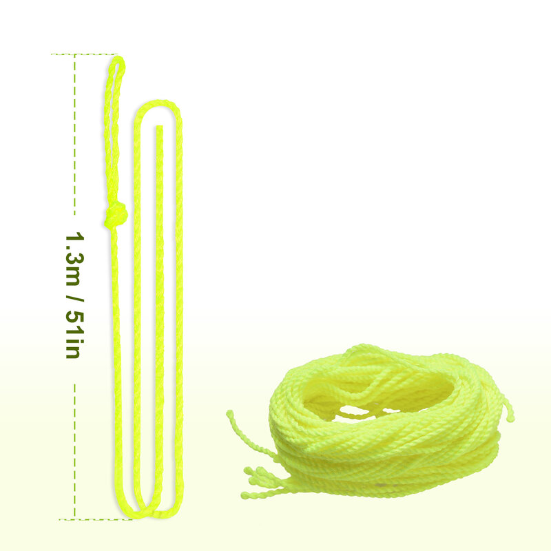 12 szt. Sznurków Yoyo 1M 10-nitkowe sznurki jojo dla responsywnej i niereagującej piłki Yoyo