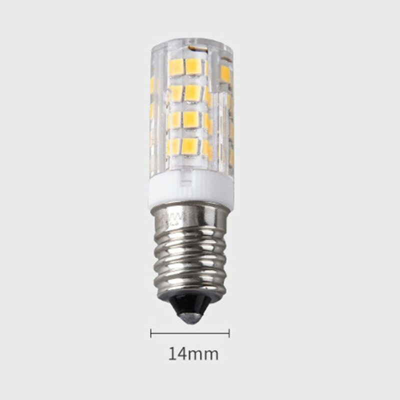 1 buah E14 bohlam lampu LED hemat daya, aksesori lampu untuk memasak kulkas dapur putih dingin/putih hangat 220-240V 7W 16mm x 52mm