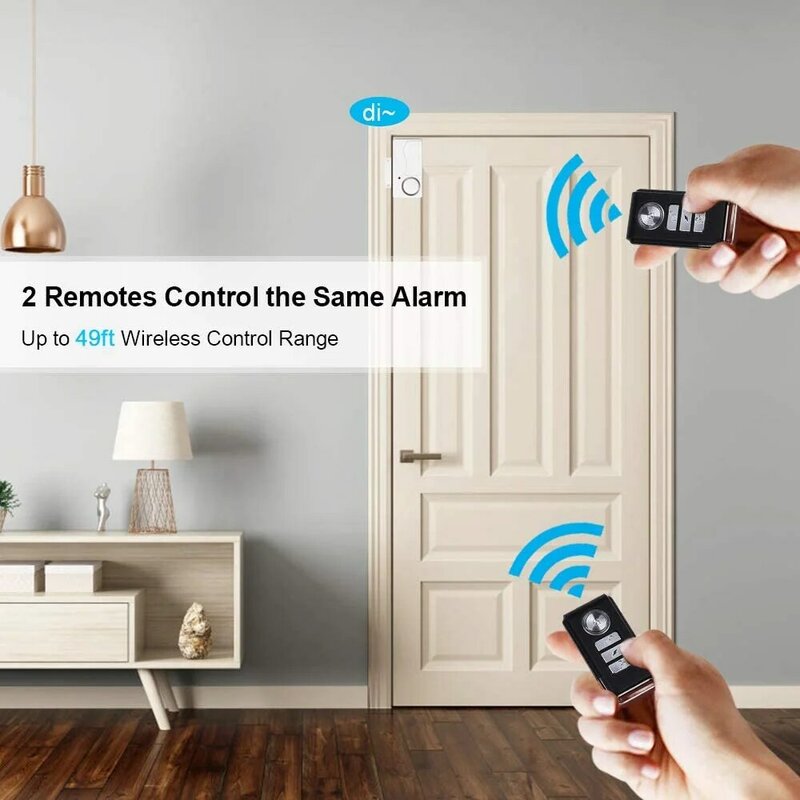 Elecpow Deur Raam Inbraakalarm Sensor Draadloze Afstandsbediening Anti-Diefstal Alarmsysteem Kit Huisbeveiliging Deur Open Detectoren