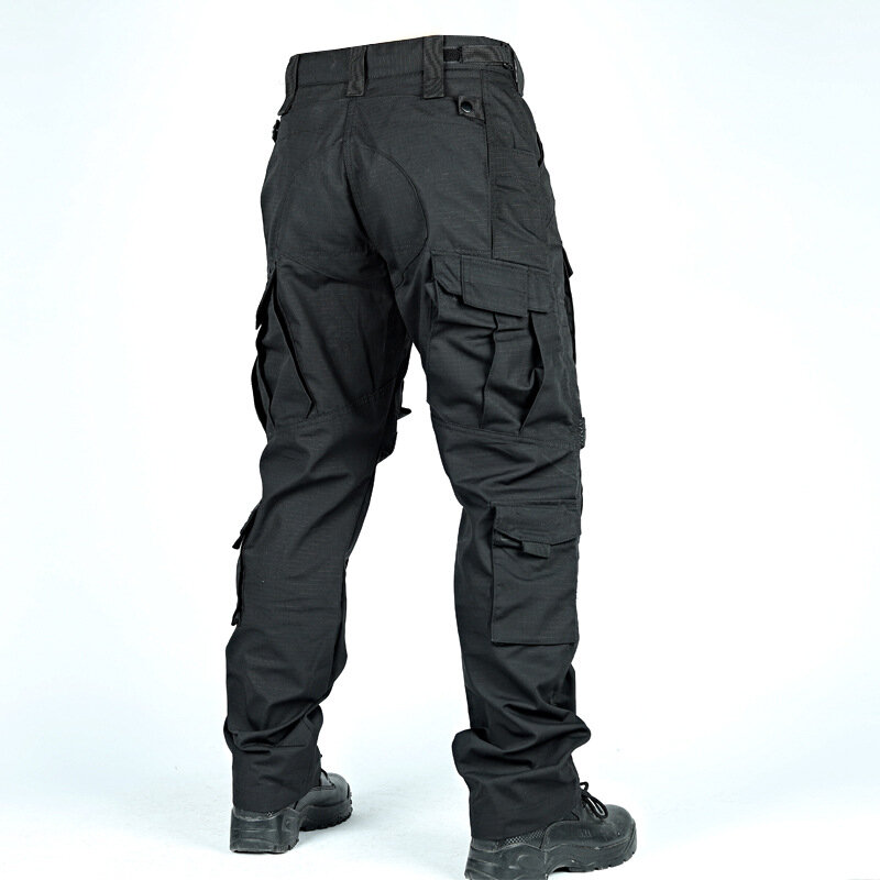 Pantaloni Cargo tattici pantaloni da uomo Multi-tasche resistenti all'usura allenamento all'aperto escursionismo pesca pantaloni larghi Casual maschili